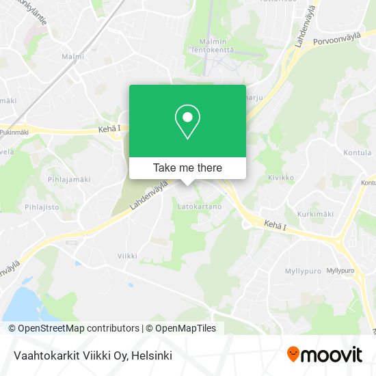 Vaahtokarkit Viikki Oy map