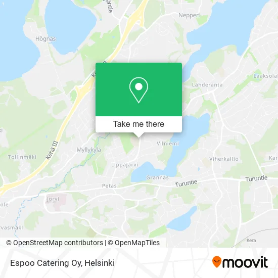 Espoo Catering Oy map