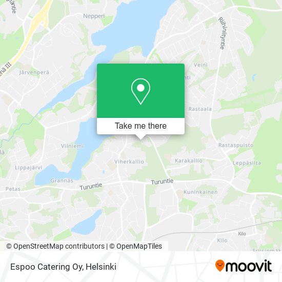 Espoo Catering Oy map