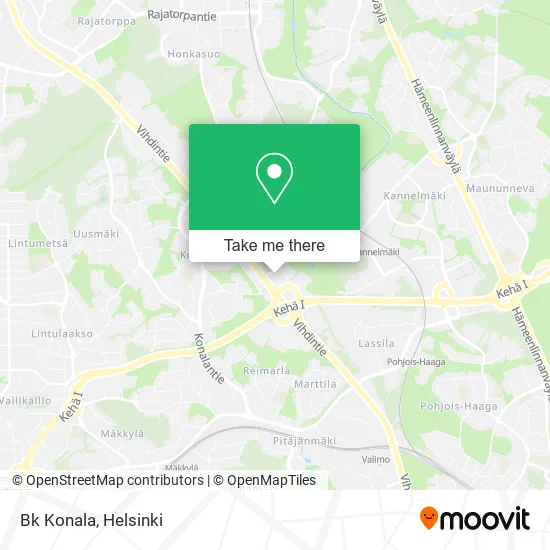 Bk Konala map