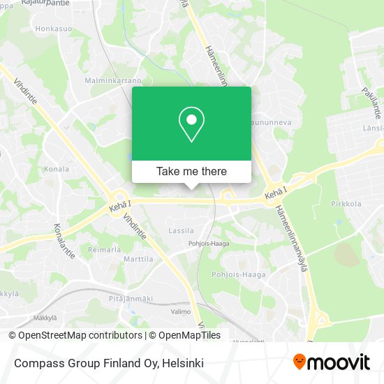 Compass Group Finland Oy map