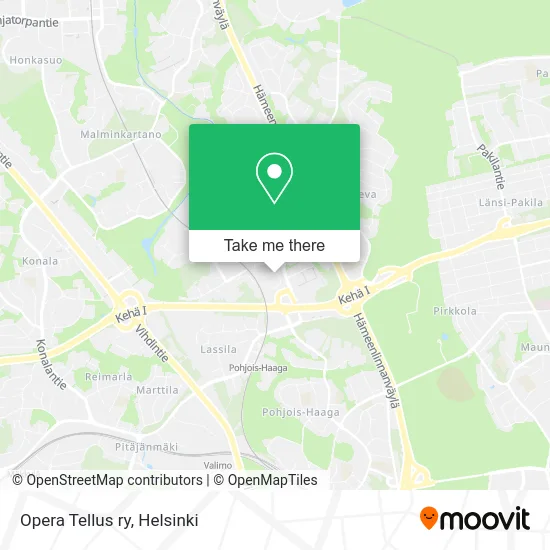 Opera Tellus Association map