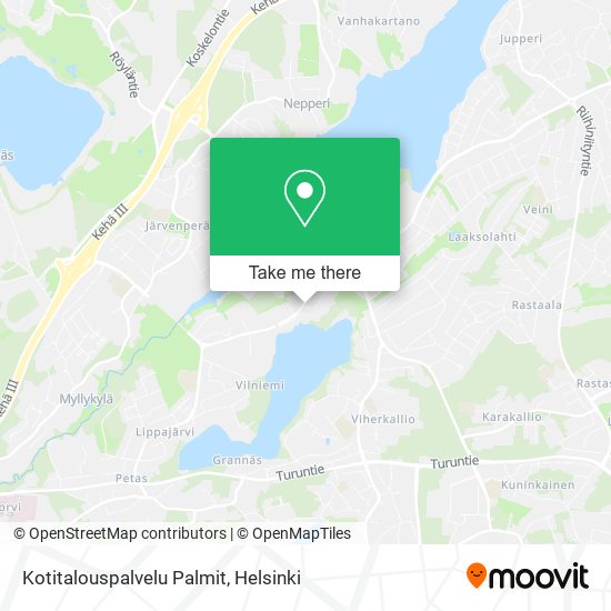 Kotitalouspalvelu Palmit map