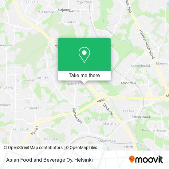 Asian Food and Beverage Oy map