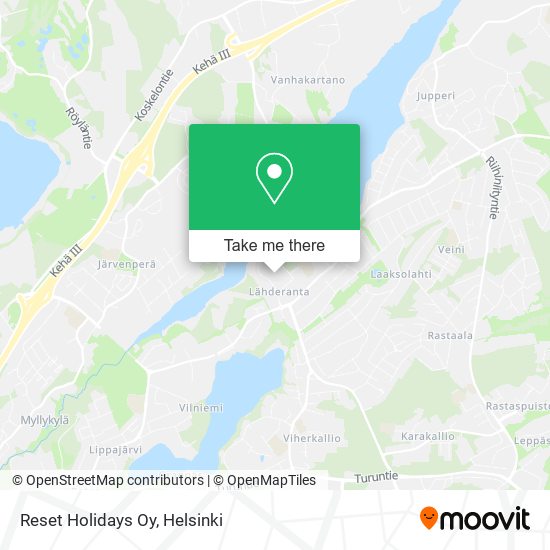 Reset Holidays Oy map