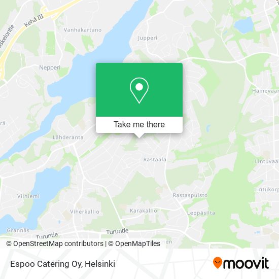 Espoo Catering Oy map