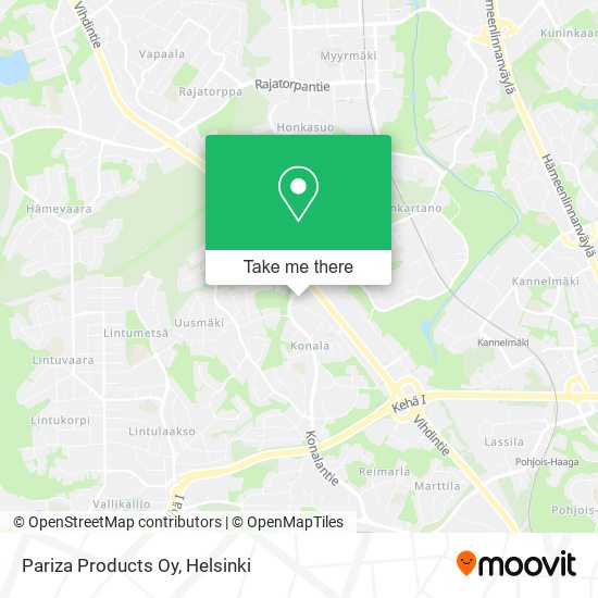 Pariza Products Oy map