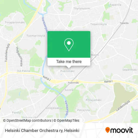 Helsinki Chamber Orchestra map