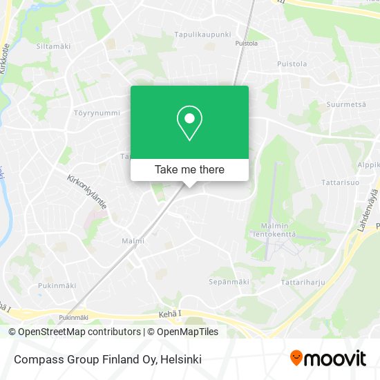 Compass Group Finland Oy map