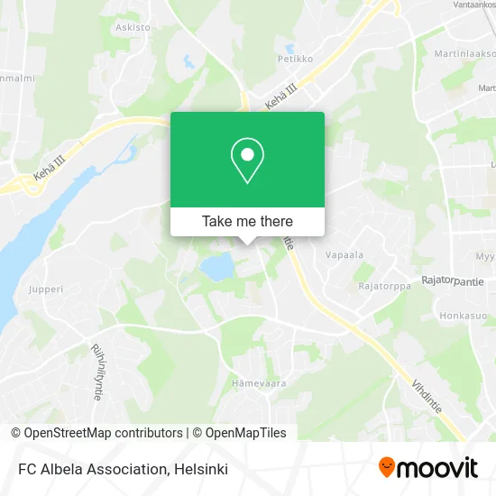 FC Albela Association map