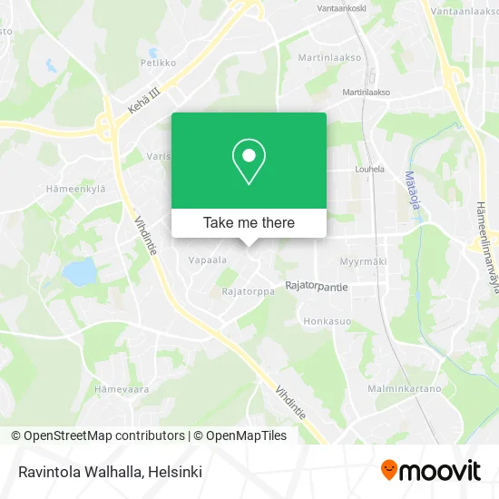 Walhalla Restaurant map