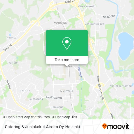 Catering & Juhlakakut Airelta Oy map