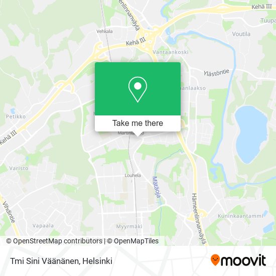 Tmi Sini Väänänen map