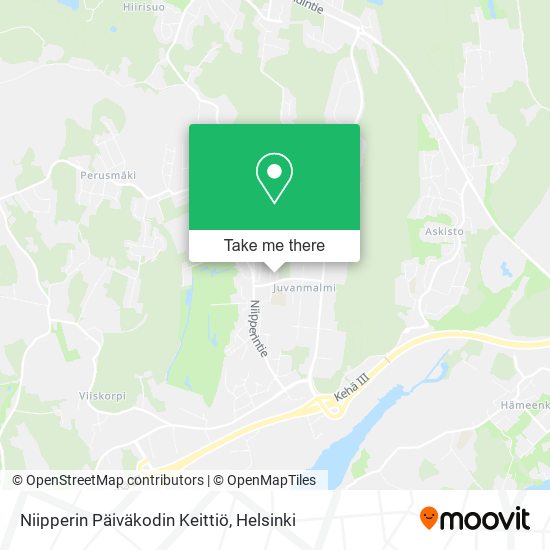 Niipperin Päiväkodin Keittiö map