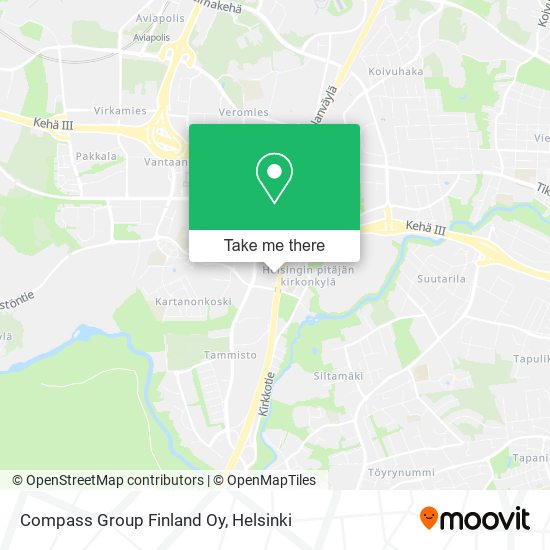 Compass Group Finland Oy map