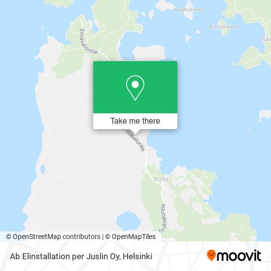 Ab Elinstallation per Juslin Oy map