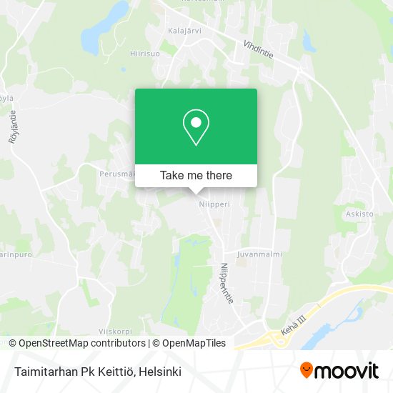 Taimitarhan Pk Keittiö map