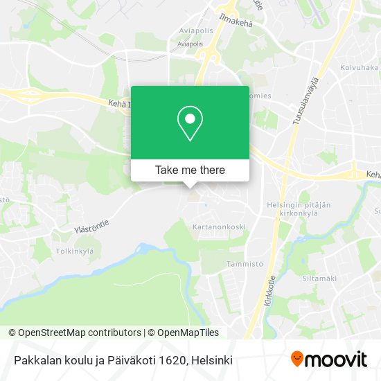 Pakkalan koulu ja Päiväkoti 1620 map