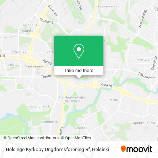 Helsinge Kyrkoby Ungdomsförening Rf map