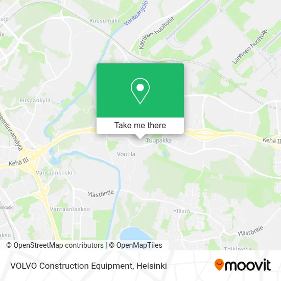VOLVO Construction Equipment map
