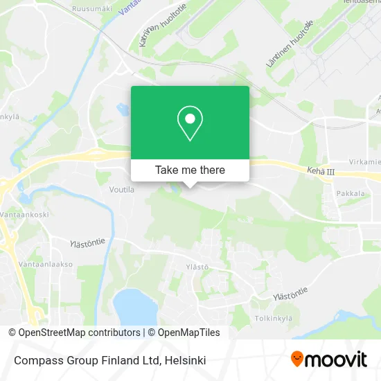 Compass Group Finland Ltd map