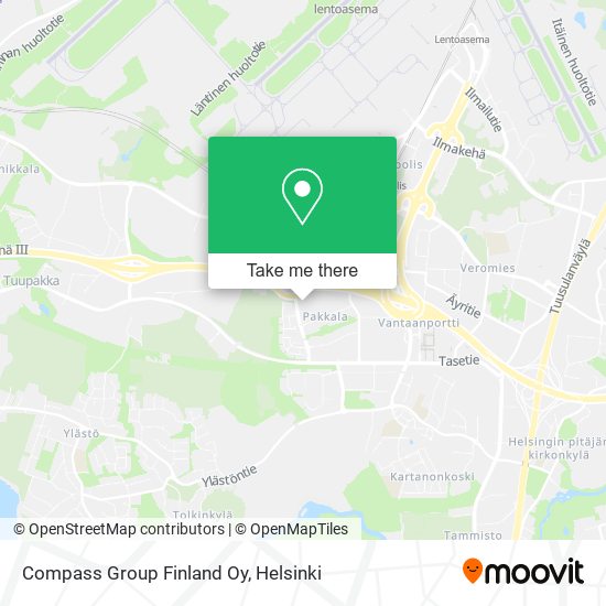 Compass Group Finland Oy map