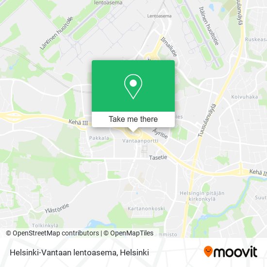 Helsinki-Vantaan lentoasema map