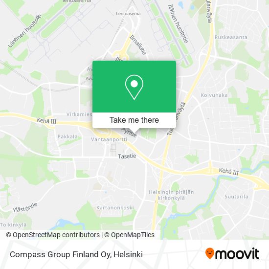 Compass Group Finland Oy map
