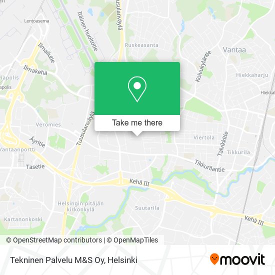 Tekninen Palvelu M&S Oy map