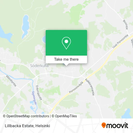 Lillbacka Estate map
