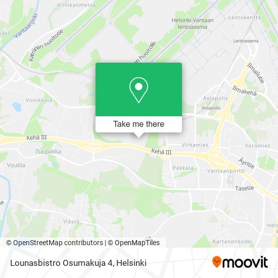 Lounasbistro Osumakuja 4 map