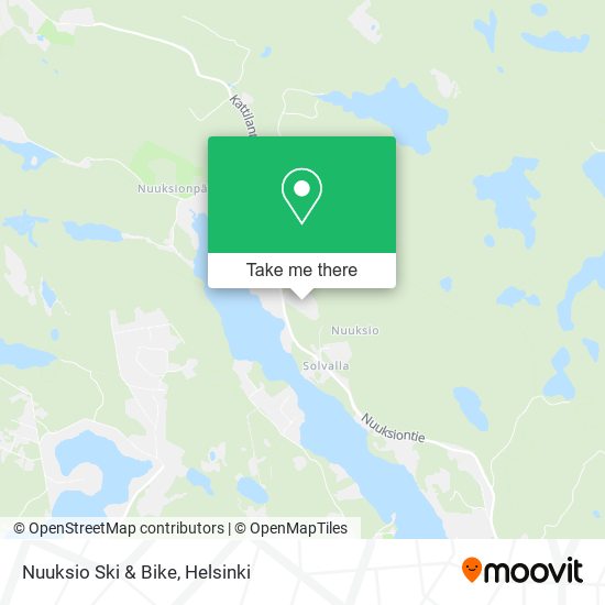 Nuuksio Ski & Bike map