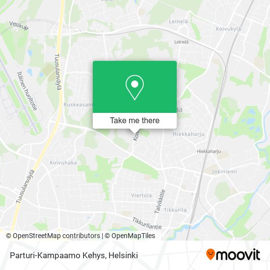 Parturi-Kampaamo Kehys map