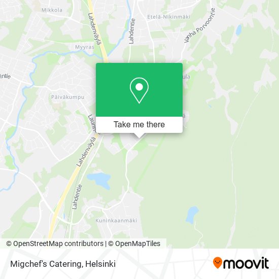 Migchef's Catering map