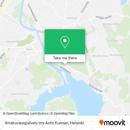 Ilmakuvauspalvelu tmi Antti Kunnari map
