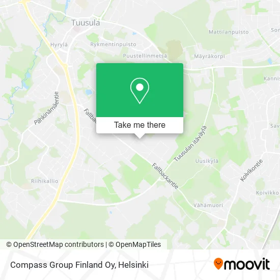 Compass Group Finland Oy map