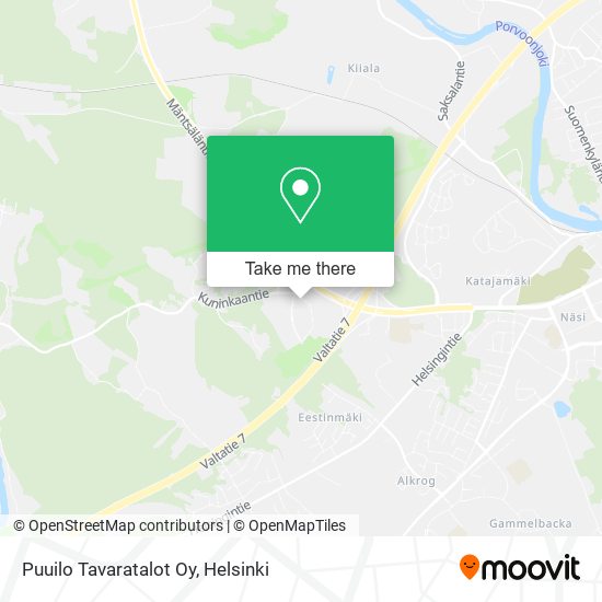 Puuilo Tavaratalot Oy map