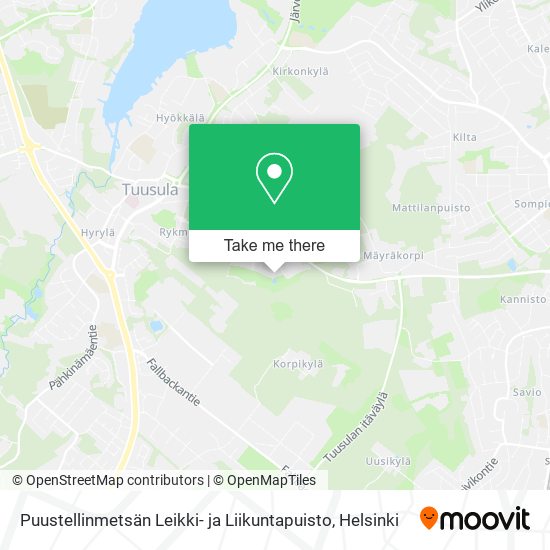 Puustellinmetsän Leikki- ja Liikuntapuisto map