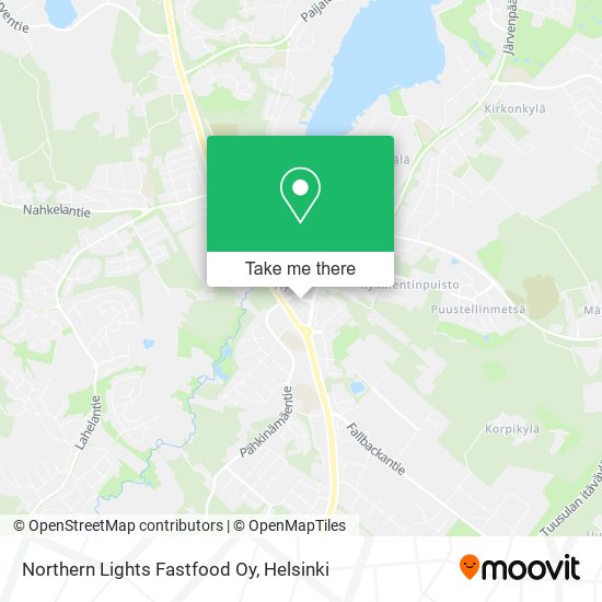 Northern Lights Fastfood Oy map
