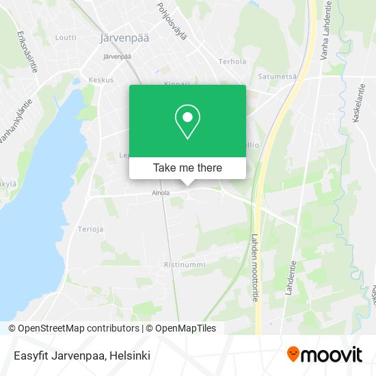 Easyfit Jarvenpaa map