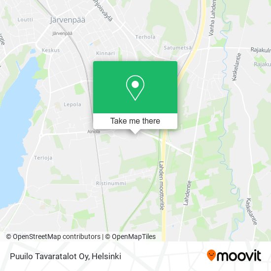 Puuilo Tavaratalot Oy map