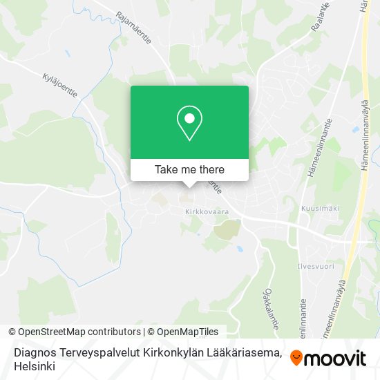 Diagnos Terveyspalvelut Kirkonkylän Lääkäriasema map