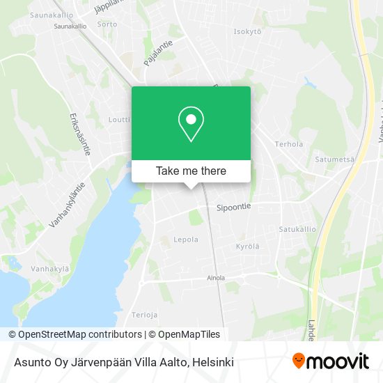 Asunto Oy Järvenpään Villa Aalto map