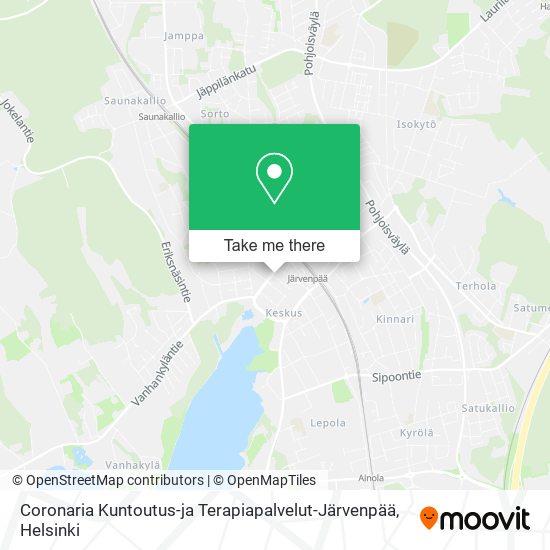 Coronaria Kuntoutus-ja Terapiapalvelut-Järvenpää map