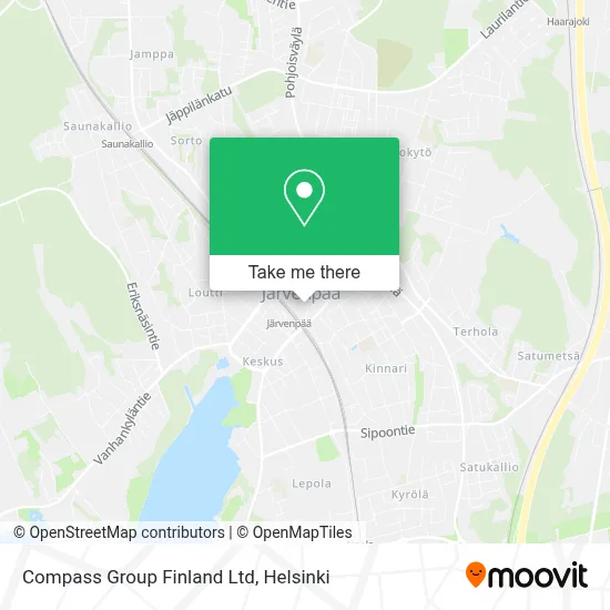 Compass Group Finland Ltd map