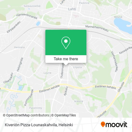 Kiveriön Pizza-Lounaskahvila map