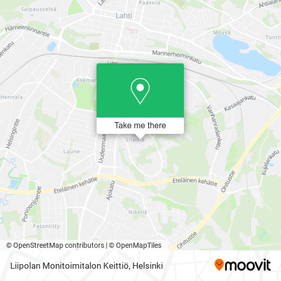 Liipolan Monitoimitalon Keittiö map