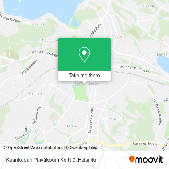 Kaarikadun Päiväkodin Keittiö map