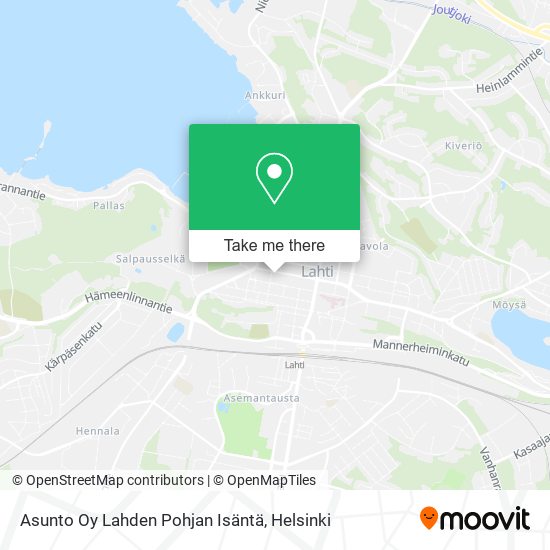 Asunto Oy Lahden Pohjan Isäntä map