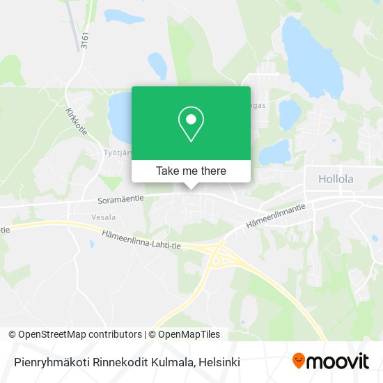 Pienryhmäkoti Rinnekodit Kulmala map